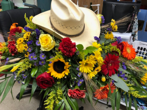 Cowboy rides away Funeral