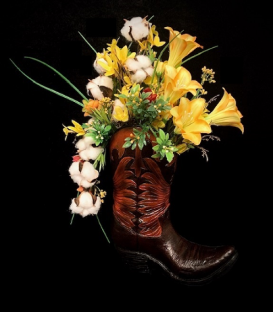 Cowboy Up Silk Floral with Cotton