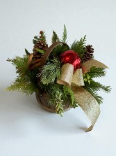 Cozy Cabin Basket Arrangement