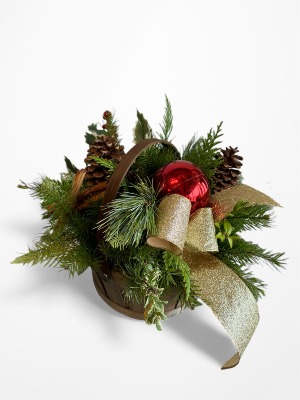 Cozy Cabin Basket Arrangement