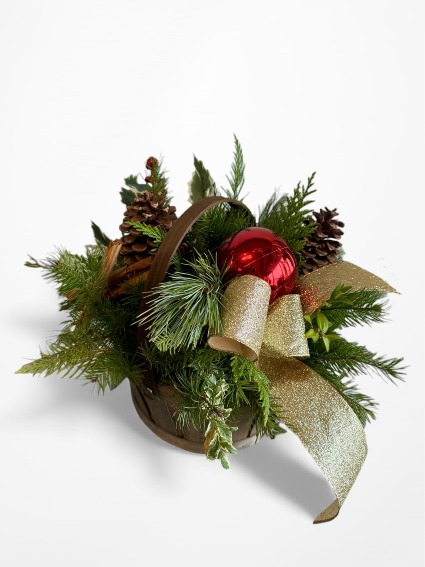 Cozy Cabin Basket Arrangement