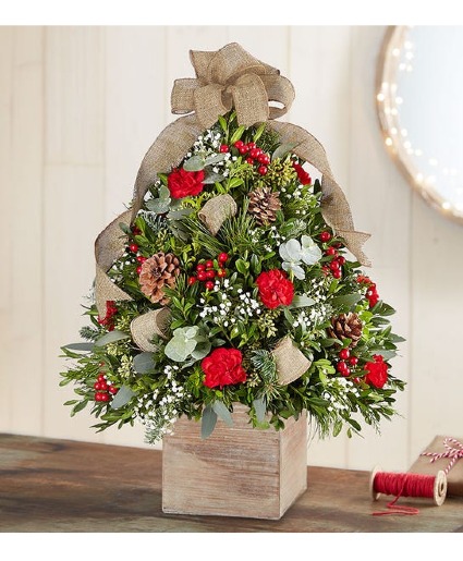 Cozy Cabin™ Holiday Flower Tree 