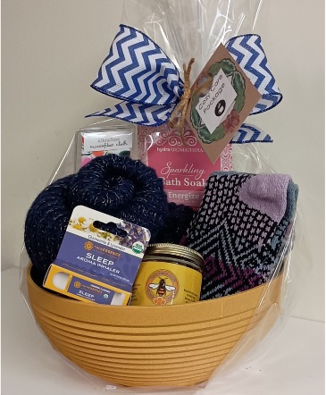 Cozy Care Package Gift Basket in Enfield, NH | SAFFLOWERS