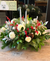 Cozy Christmas Holiday Arrangement