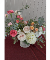 Cozy Coral Garden Style Bouquet