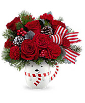 Cozy Cub Send a Hug Bouquet DX Christmas
