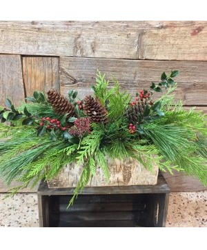 Cozy Pinecone Accents  Arrangement