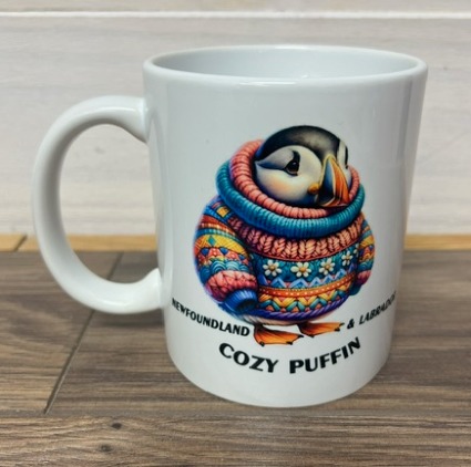 Cozy Puffin Mug Christmas