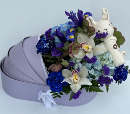 Cradle Cuteness BOY Flower Arrangement