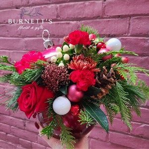 Cranberry Bauble Arrangement 