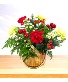 Cranberry Spark  Basket Arrangement
