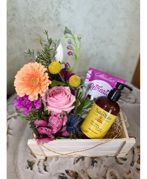 "Crate-ful"Gift Boxed arrangement