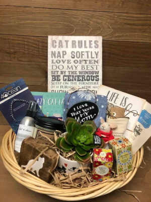 Crazy Cat Lady  Gift Basket