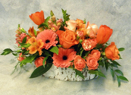 Crazy for Coral  Vibrant Fresh Flowers 