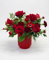 Crazy In Love Valentine's Day Arrangement in Dushore, Pennsylvania | Franklin's Small Town Flowers