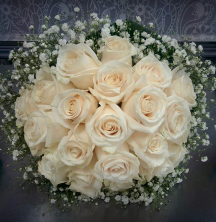 Cream Elegance Bridal Bouquet
