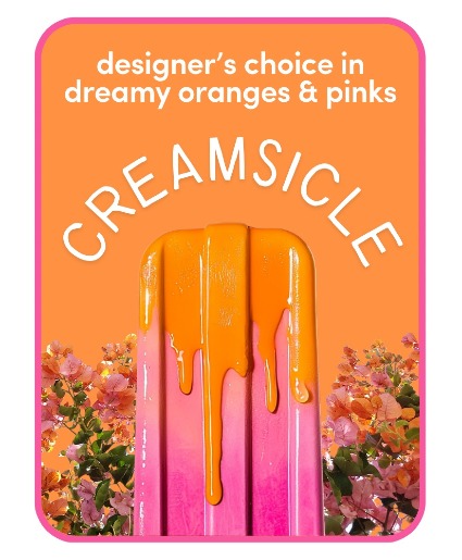 Creamsicle – Designer's Choice Flower Arrangement