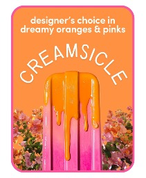 Creamsicle – Designer's Choice Flower Arrangement
