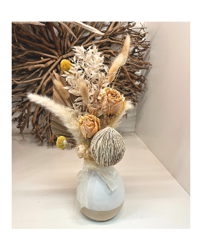 Creamsicle Dried Vase - Med/Lrg 