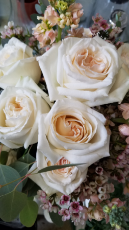 Creamy Blush  Bride's Bouquet