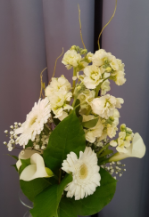 Creamy Whites Bridal Bouquet - Handtied