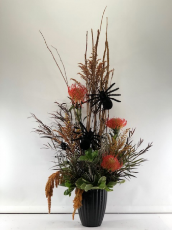 Creepy-Crawly Bouquet Vase Arrangement