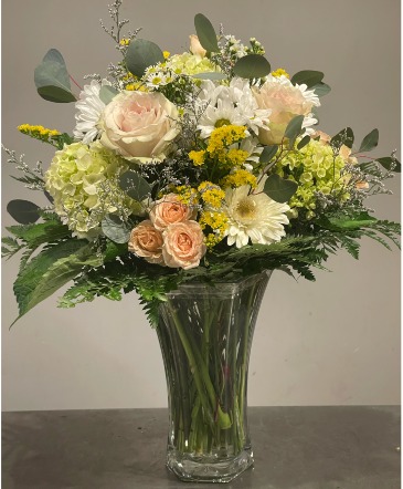Botanical Beauty Vase Arrangement in Stony Brook, NY | Village Florist And Events