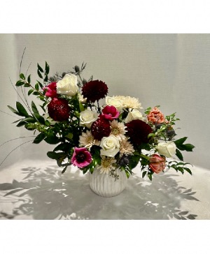 Crimson & Clover Floral Arrangement