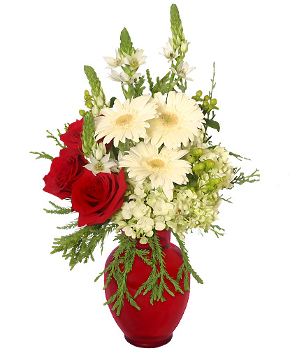 Christmas Décor Guide: Happy Holiday Hosting Floral Arrangement