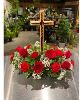 Crimson Cross  Hand-Crafted Keepsake in South Milwaukee, Wisconsin | PARKWAY FLORAL INC.