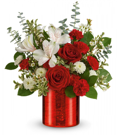 Crimson Crush Bouquet All-Around Floral Arrangement