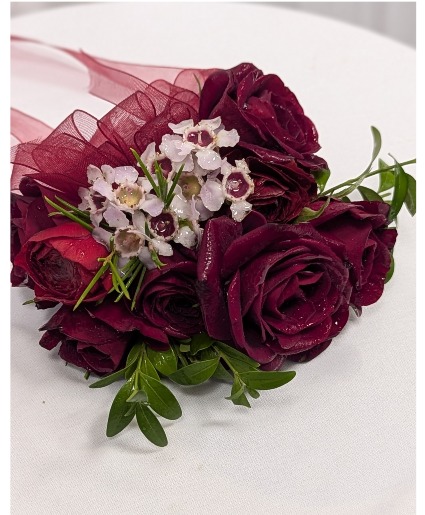 Crimson Crush Corsage