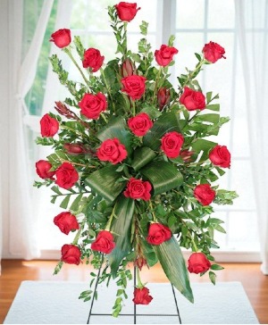 Crimson Departure Standing Spray