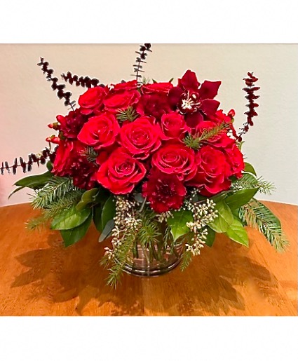Crimson Enchantment Floral Arrangement