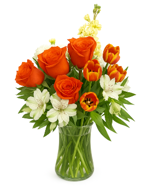 Crimson Grace Floral Arrangement