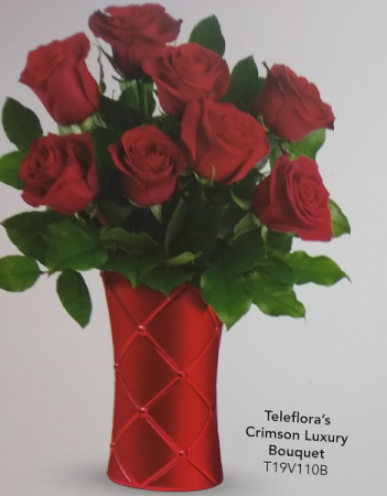Crimson Luxury Bouquet Valentines