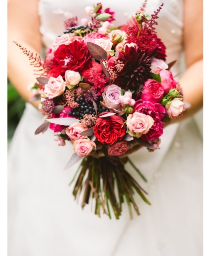 Crimson Romance Bouquet By Enchanted Florist of Cape Coral