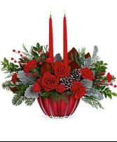 Crimson Rose Centerpiece