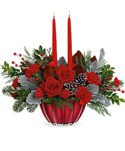 Crimson Rose Centerpiece