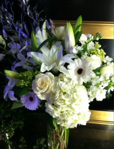 Crisp Whites Vase Arrangement