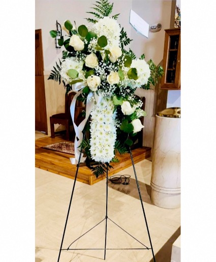 Cross Funeral Arrangement