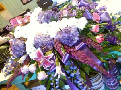 Cross of Hope Casket Spray