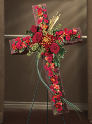 CROSS STANDING SPRAY ARRANGEMENT