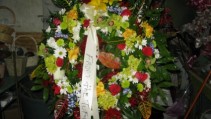 Croton Wreath