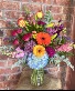 Crush mixed fresh arrangemnt