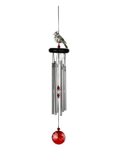 Crystal Cardinal Chime Woodstock Chime 