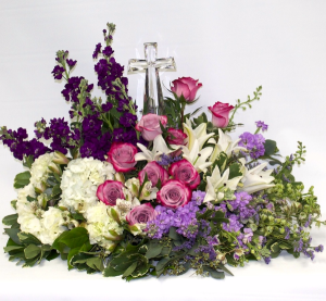 Crystal Cross Arrangement in Scarborough, ON | Florida Flowers Crystal Cross Arrangement in Scarborough, ON | Florida Flowers