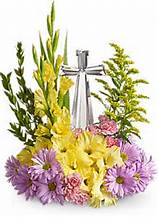 Crystal Cross Bouquet