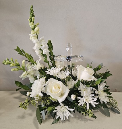 Crystal Cross Bouquet