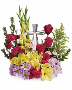Crystal Cross Bouquet in Jasper, TX | BOBBIE'S BOKAY FLORIST Crystal Cross Bouquet in Jasper, TX | BOBBIE'S BOKAY FLORIST